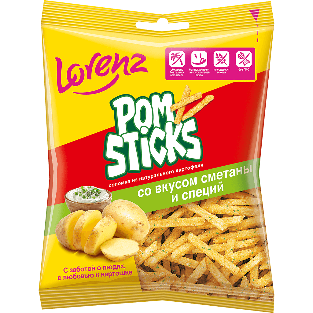 Pomsticks со вкусом сметаны и специй (мини-упаковка)